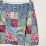 Vineyard Vines [] Shep & Ian Faux Wrap Patchwork Mini Skirt NWT Beach Ocean Sz 6 Photo 2