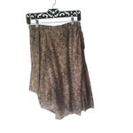 Rampage Y2k Women's Size Small Mob Wives Cheetah Print Tiered Chiffon Skirt Photo 3