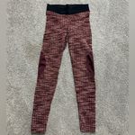 Nike  Pro Hyperwarm Tights Burgundy Crush/Black size Small Photo 3