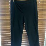 Hilary Radley Business Casual pull on pants stretch Black Checkered Black And White Office Photo 1