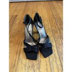 Franco Sarto EUC Womens Rania 2 Stiletto Cut-Out Black high heels Size 8.5 Photo 6