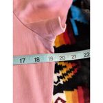 Pendleton Pink Ribbed Short Sleeve T-Shirt Size Large Cotton Soft Semi-Crop Photo 4