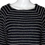 Banana Republic  Sweater Womens Medium Navy Blue Multicolored Speckle Work Casual Photo 4