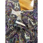 J.Crew Stretch City Fit Paisley Crop Pants Size 2 Beach Preppy Business Casual Photo 8