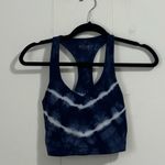Aerie Offline by ‎ Blue Tie Dye Sports Bra Small Art Photo 1