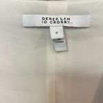 Derek Lam 10 Crosby Ivory & Black Polka Dot V Neck Ruffle Sleeve Dress Photo 4