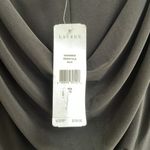 RALPH LAUREN Stretch Jersey Cowl Neck Cap Sleeve Dress in Black Size 12 NWT Photo 13