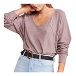 Free People  We The Free Santa Clara Thermal Top Tan Size XS Photo 0