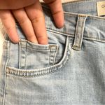 Current/Elliott Current Elliott Womens Jeans Denim Kick Boot Crop Button Fly Undone Hem Size 26 Photo 5