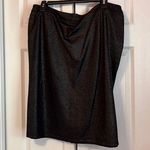 Elegant Sparkly Black Skirt Size XL Photo 0