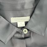 Outerknown  Benson Jumpsuit Utility Long Sleeve Button Tie Romper Satin Sz S Photo 6