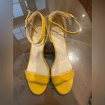 Nine West  Mustard Ankle Strap Wedge Sandals, Size 8.5 Photo 2