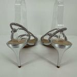 Schutz  Lauryn Dress Rhinestone Sandals size 9.5 Strappy Crystal Leather Photo 6
