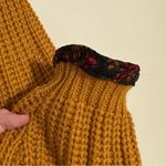 Hunt Club  Vintage Golden‎ Chunky Cozy Cabin Knit Sweater Photo 3