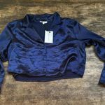 Emory park Blue blouse size large NWT Photo 1