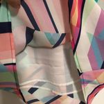 Tori Richard colorful geometric silk dress women’s size 6 discoteca Alecia Photo 4