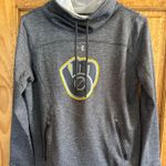 Under Armour  Brewers Sweatshirt ColdGear Medium Loose Turtle Neck Photo 0