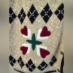 Christopher & Banks Vintage Vest Womens Sz XL Hand Embroidered Bunny Granny Photo 4