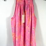 Ramy Brook NWT Harlie Paisley Halter Neck Tank Top in Peony Combo Photo 3
