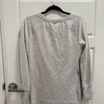 Altar'd State Altar’d State As Revival Cozy Gray Pullover Split Hem Sweatshirt Photo 2