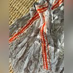 Michael Stars scarf Leopard print gray & white with orange accent Photo 1