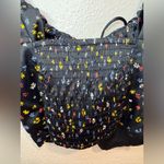 Bershka  Women’s Black Floral Corset Top Size‎ S Photo 5