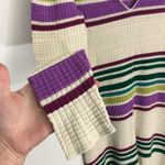 Free People  Gidget Stripe Sweater Mini Dress Size Small Photo 5