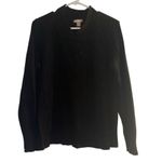 White Stag Black Pullover Sweater 2XL Crew Neck Long Sleeve‎ Casual Knit Photo 0