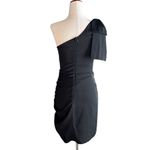Altar'd State  Nicole Party Dress Black One Shoulder Minidress Photo 7