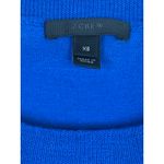 J.Crew  Soft Merino Wool Long Sleeve Crew Neck Sweater Cardigan XS Royal Blue Photo 6