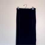 Vintage 90s Black Velvet Pencil Maxi Skirt Womens M Fall Witchy Whimsigoth Size M Photo 1