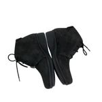 Dansko  Womens Black Suede Lace-Up Ankle Boots Size 37 US 7 Comfortable Wedge Photo 5