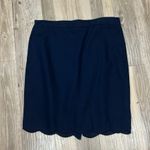 J.Crew scallop Classic Navy Women's Skirt Sz 10 Photo 4