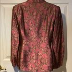 Oscar de la Renta  Metallic Brocade Blazer Dinner Jacket Vintage NWT 4 Photo 6