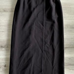 Casual Corner Wrap Skirt Black 6 EUC Black Photo 0