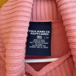 Polo Jeans Co. Ralph Lauren Pink Cotton Knit Turtleneck Sweater L/G Size L Photo 2