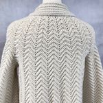 Handmade Womens Crochet Cardigan Size M Chunky Textured Artisan Cottage 70s Vibe Size M Photo 8