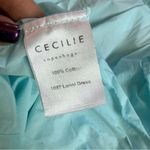 Anthropologie CECILIE COPENHAGEN Lonni Dress In Pastel Mint Blue Size Small Photo 6