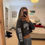 Carolina Tar Heels cropped sweatshirt Blue Size M Photo 2