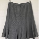 FOCUS 2000 Womens Skirt Size 10Petite Black & White Fish Tail Style New Photo 2