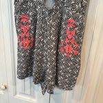 MINKPINK  Black And White With Pink Embroidery‎ Romper Size Large Photo 3