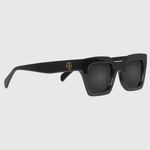 ANINE BING Indio Sunglasses in Black One Size New Womens Sunnies Photo 4