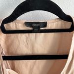 J.Crew  Puff Sleeve Cotton Poplin Wrap Dress Beige Ruffle Preppy Romanti… Photo 1