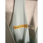 Alice + Olivia  Silk Tunic Tank Top XS Light Mint Photo 1