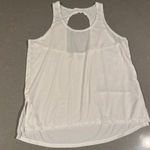 Athleta  Hi-Low Flowy Tank Top Women's‎ Size small  White no underneath bra Photo 0