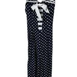Joseph Ribkoff Vtg  Sz 4 Jumpsuit Sailor Navy Polka Dot Wide Leg Pleated Nautical Photo 1