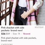 Pink Flannel Shackleton Size 3XL By Veveret Photo 2