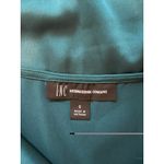 Inc Teal Green Sleeveless Blouse Cowl Neck Layering Career Professional Photo 6