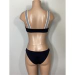 Seafolly New.  3 snap black scoop bikini set. Size USA 6. Retails $174 Photo 4