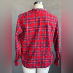 Vintage Women’s Red Plaid Flannel Shirt Photo 1